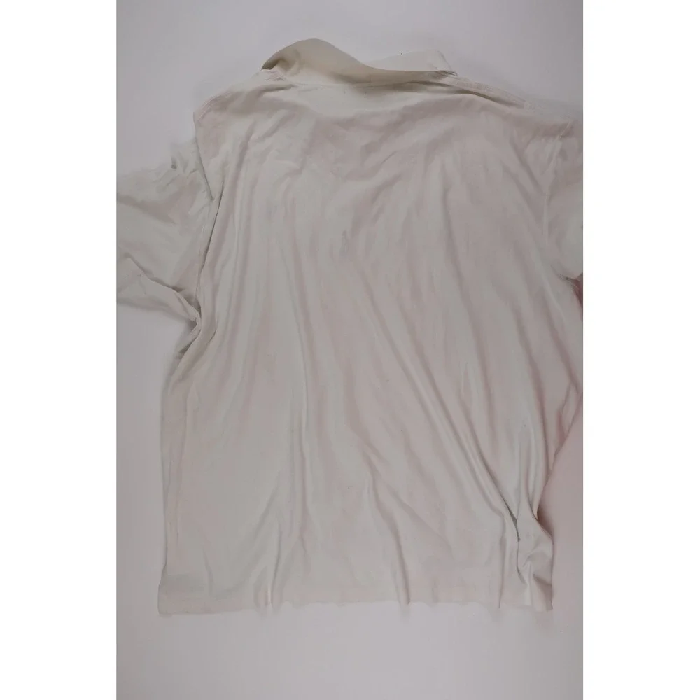 Polo Ralph Lauren Vintage Mens Polo Shirt Pima Soft Touch White 3XB Cotton